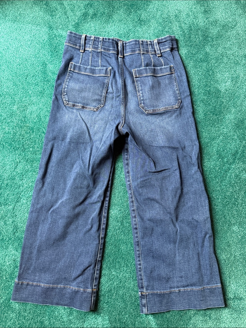 LC Lauren Conrad women wide leg Denim Jeans in Blue - Picture 4 of 4